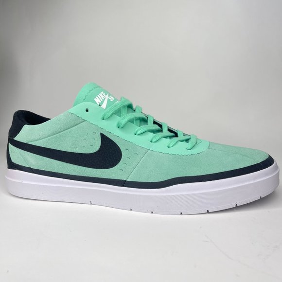 Nike SB Bruin Hyperfeel Green Glow White Skate Shoes Size 11.5. Style:831756-301